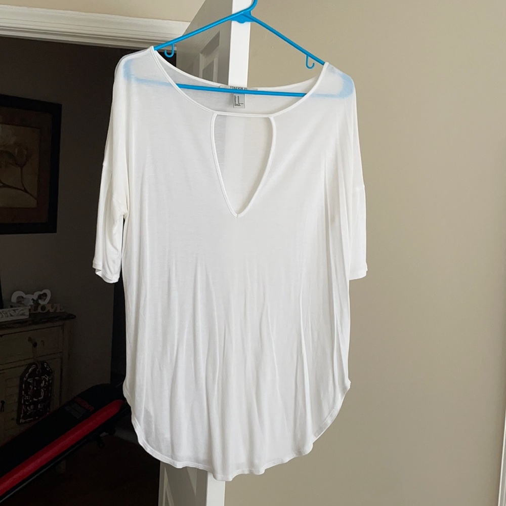 Forever 21 contemporary 3/4 sleeve tunic